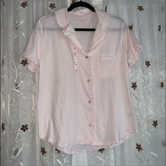 Victoria Secret ruffle pajamas Shirt NWT - Picture 5 of 6